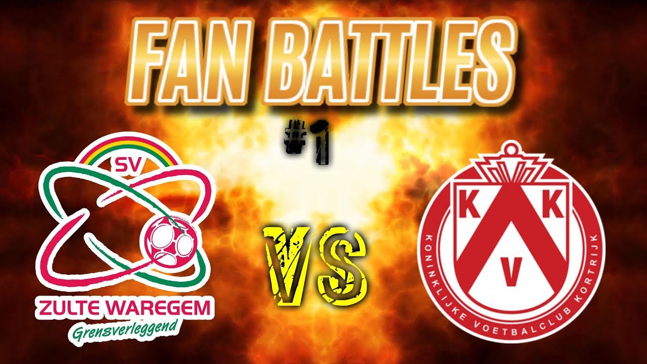 Fanbattle #1 - ZULTE WAREGEM VS KV KORTRIJK!!!!