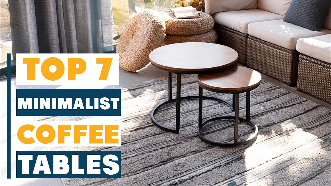 Best Minimalist Coffee Tables for Modern Homes
