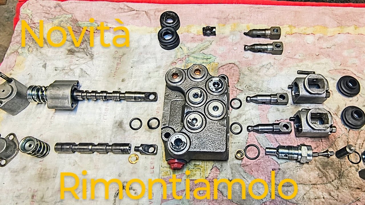 REVISIONE DISTRIBUTORE OLEODINAMICO ULTIMA PARTE CON SPIEGAZIONE