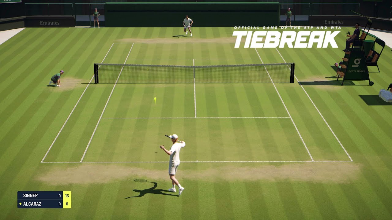 TIEBREAK - Carlos Alcaraz Vs Jannik Sinner I Wimbledon I EPIC SET I Legend AI (PS5)