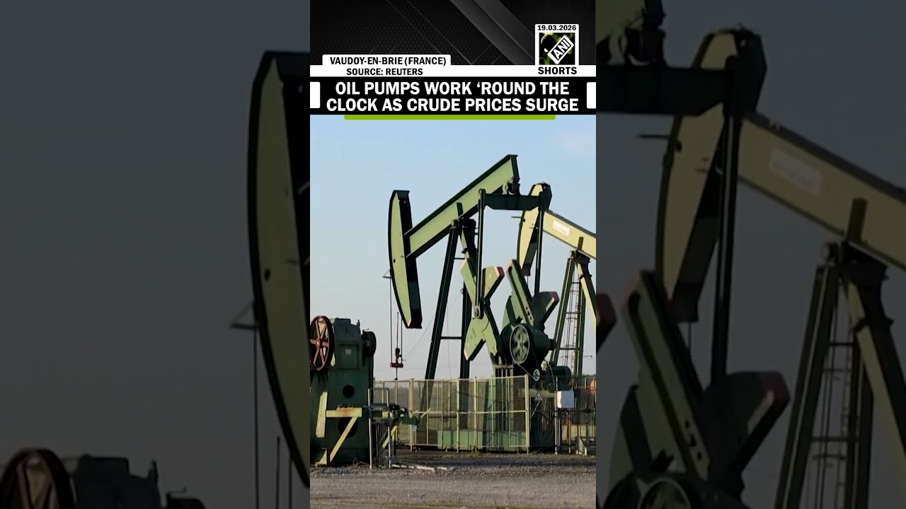 'Nodding Donkey' oil pumps work around the clock as crude prices surge past $109