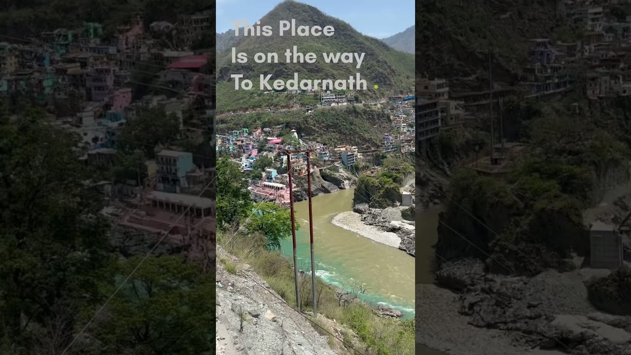 Origin of Ganga River from Devprayag #ganga #kedarnath #haridwar #devbhoomi #uttarakhand