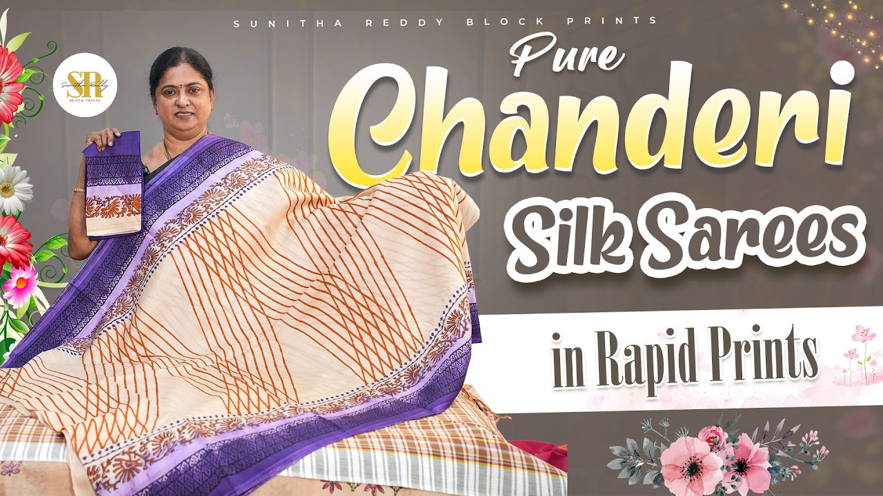 Trending Pure Chanderi Silk Sarees | New Arrivals at Best Price | Jejis Vlogs