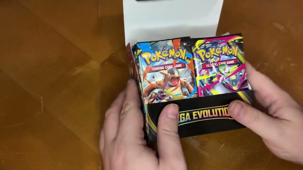 ASMR - Pokemon TCG Mega Evolutions Unboxing