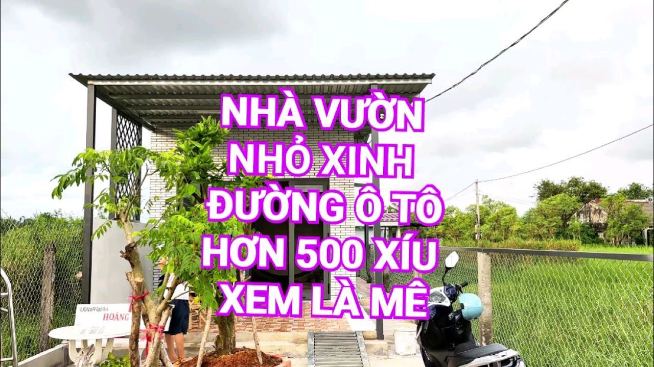 bán nhà tiền giang | anh Tý kẹt tiền gởi bán nhà vườn nghĩ dưỡng dưới 590 triệu | Phương Lâm BDS