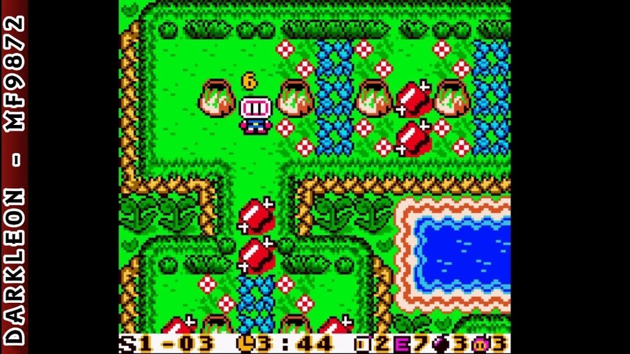 Game Boy Color - Bomberman Max - Blue Champion &copy; 2000 Vatical - Gameplay