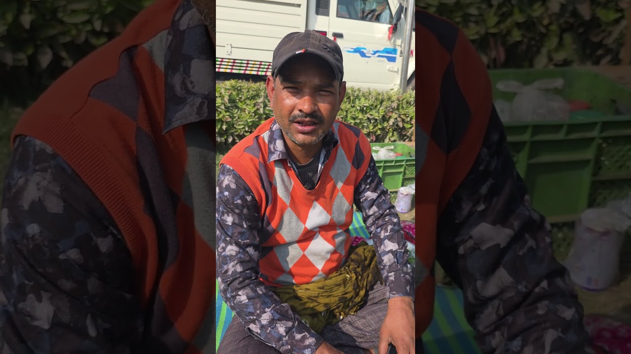 Agra ke driver Sahab desi Andaaz Mein bhojan banaa rahe hain  
