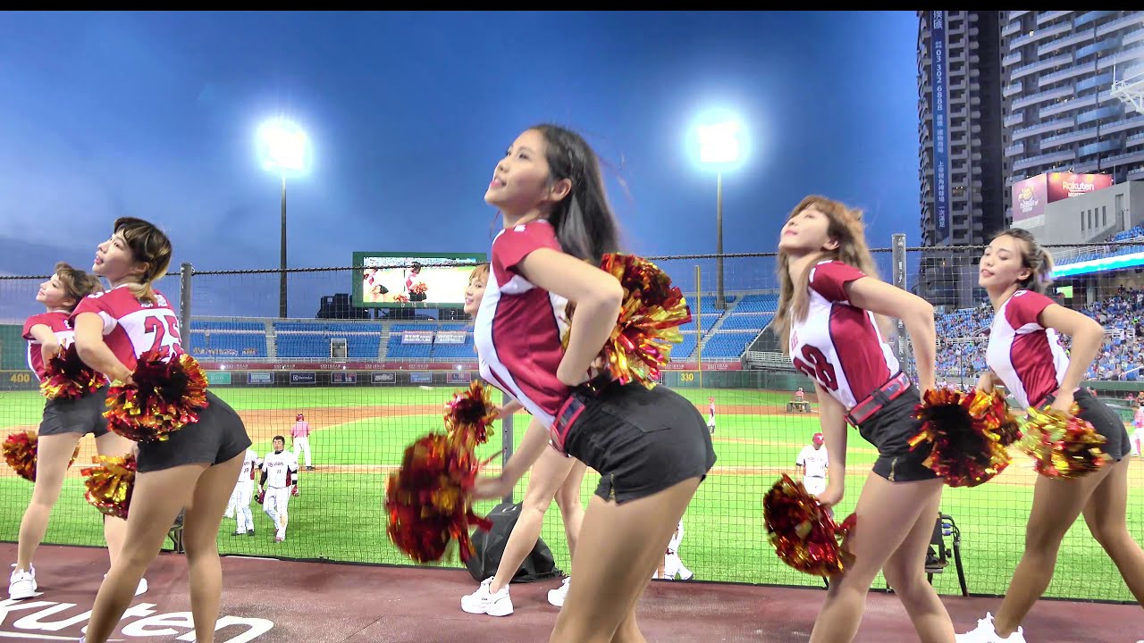 Rakuten Girls｜20200627｜倪暄、凱莉絲、慕霏、陳慧慧、筠熹《樂天女孩中場舞表演》Rakuten Monkeys 【4K】#janetjackson  #burnitup