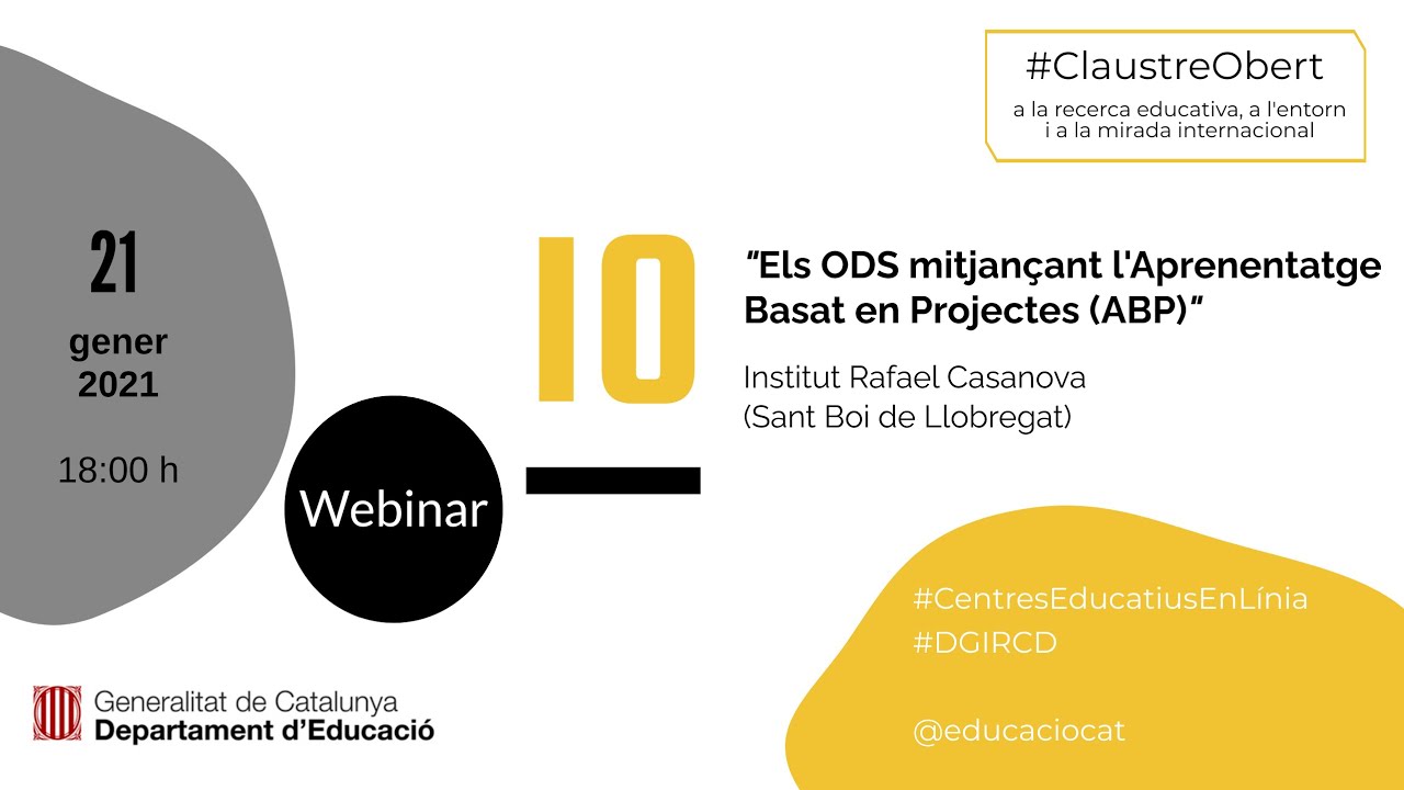 Els ODS mitjançant l'Aprenentatge Basat en Projectes (ABP)