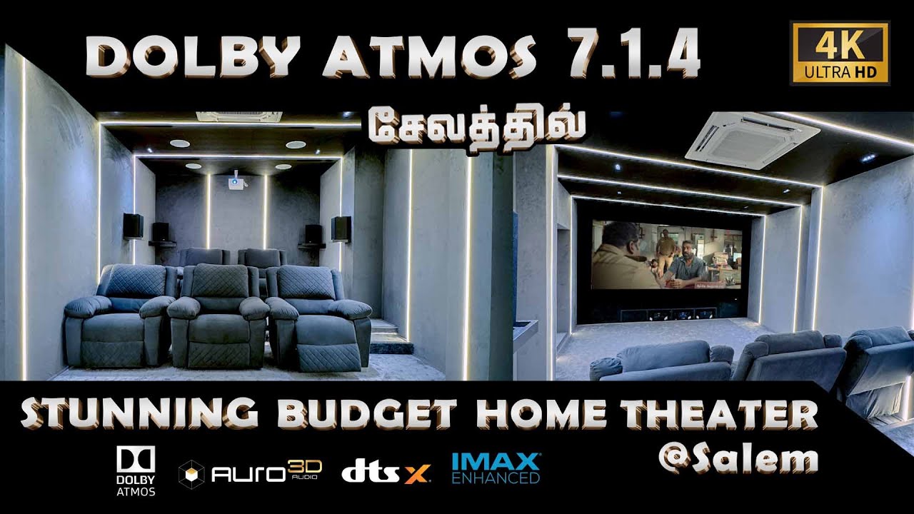 🔴 STUNNING 🔥 BUDGET DOLBY ATMOS HOME THEATER 🔥 AT SALEM ⚠️ #dolbyatmos #hometheater