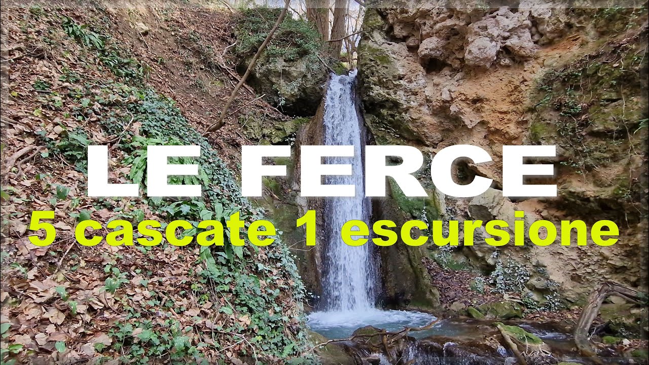 5 cascate in 1 sola escursione - Le Ferce di Nocera Umbra (video-guida)