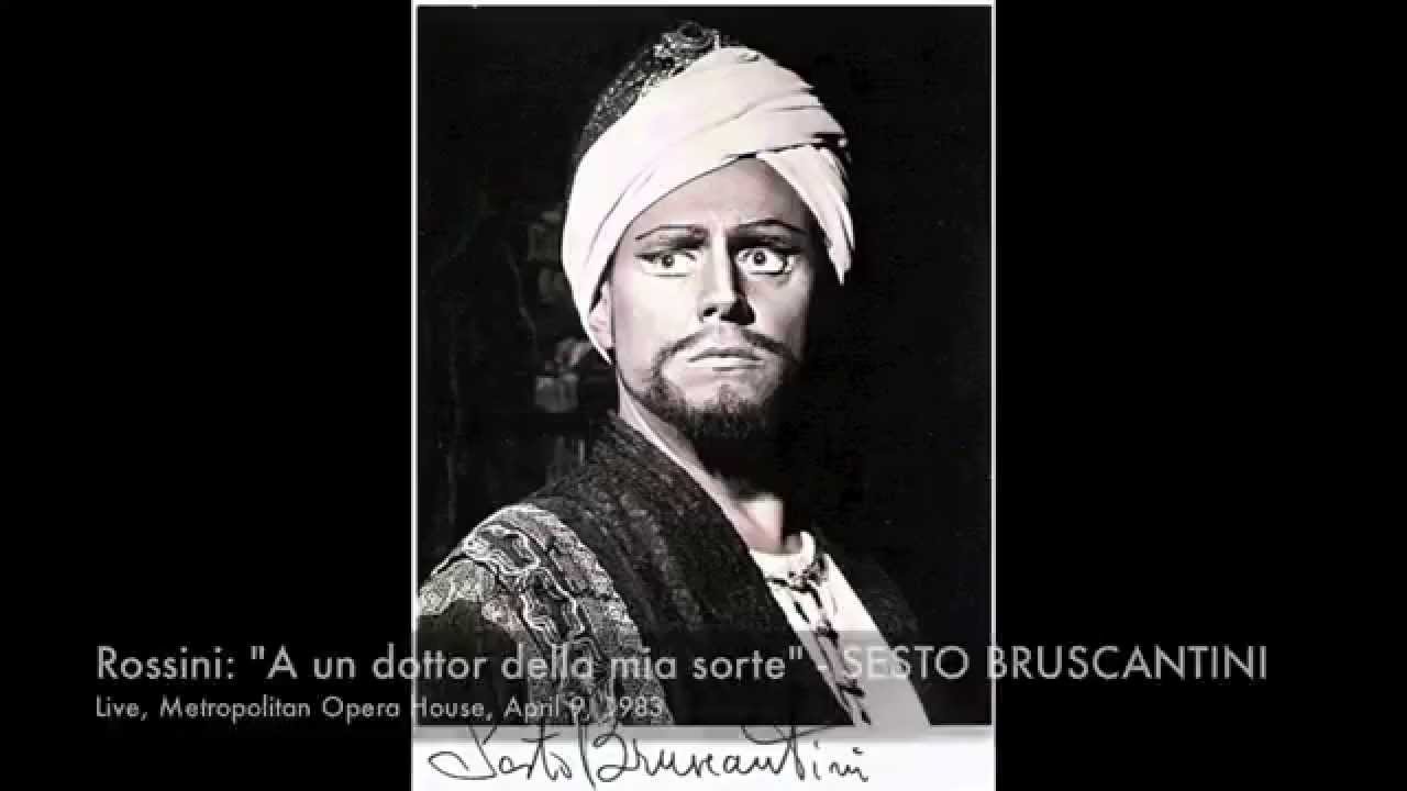 A un dottor della mia sorte - SESTO BRUSCANTINI (New York 1983)
