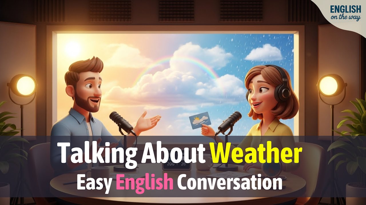 Talking About Weather in English 🌦 | Easy English Conversation for Beginners | English Podcast