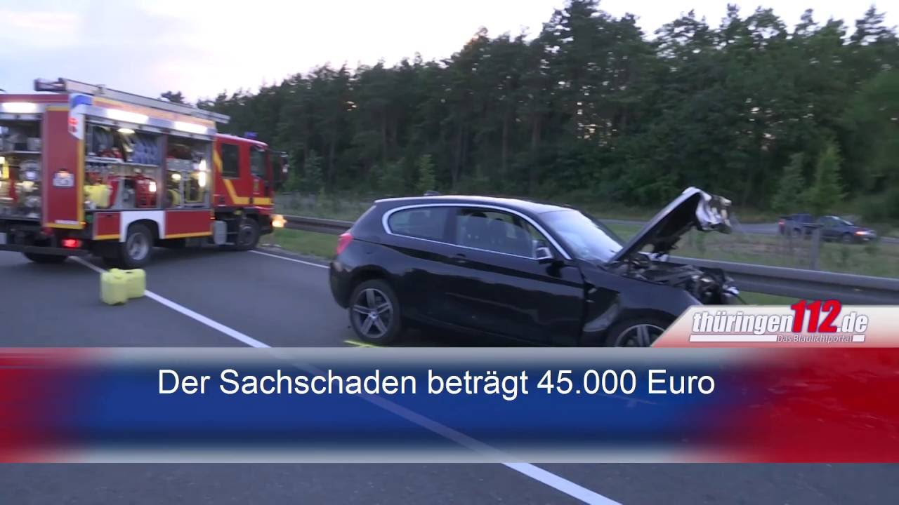 T&ouml;dlicher Verkehrsunfall auf der L1048 nahe Rudolstadt