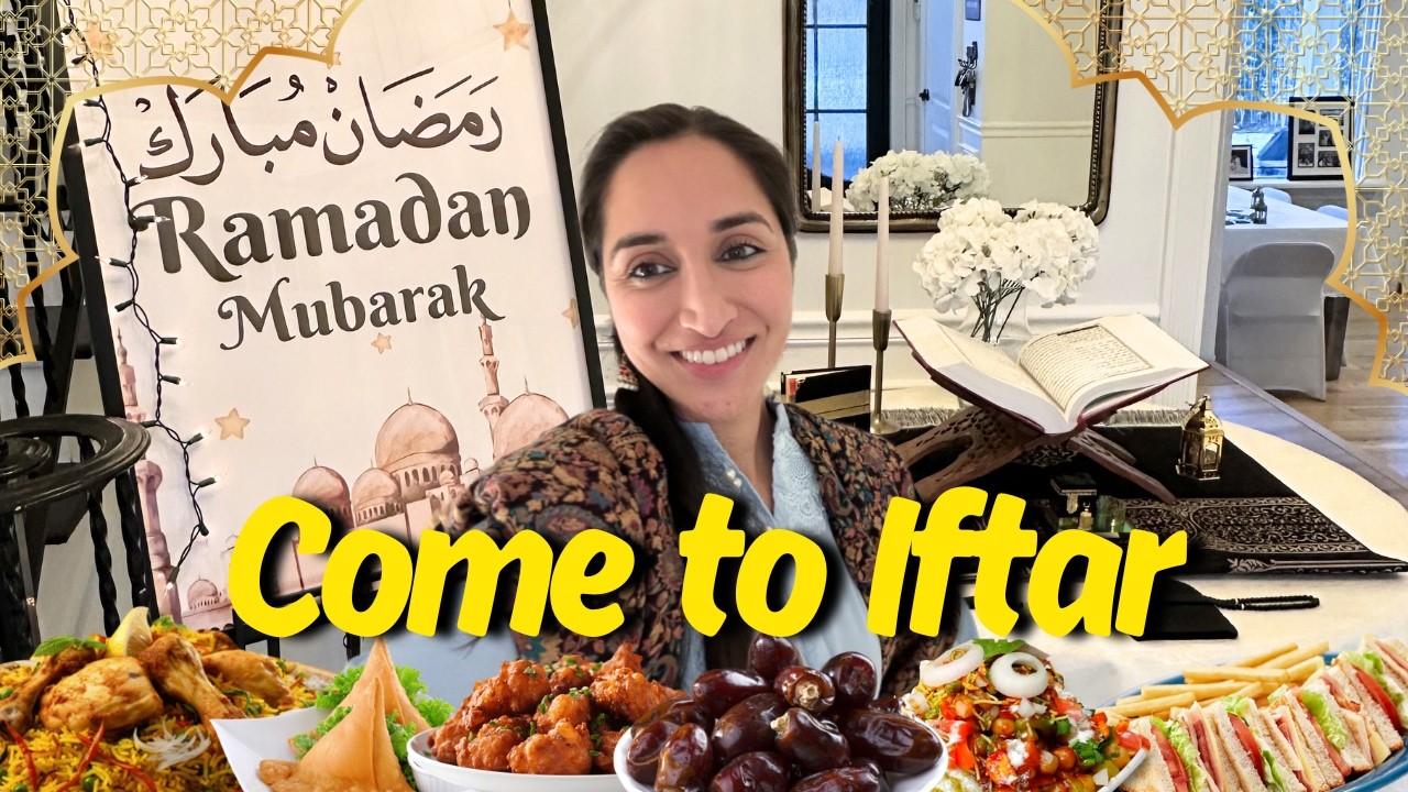 Inside a Ramadan Iftar - A Ramadan Evening with Family!