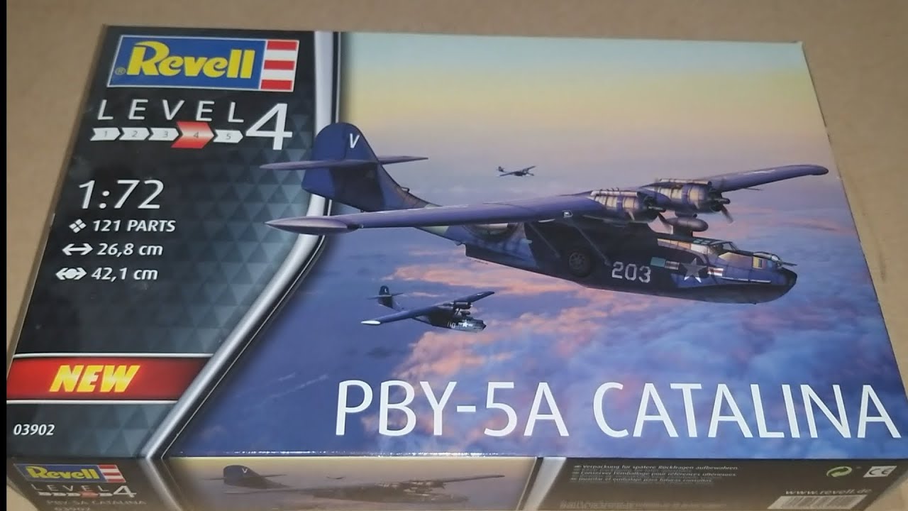 Unboxing, Revell 1/72 PBY-5A Catalina