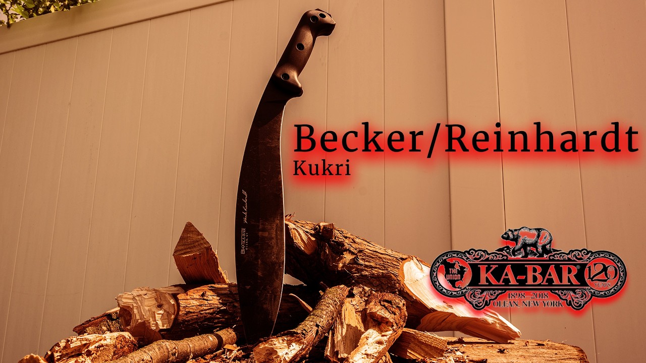IS THIS THE BEST KUKRI MADE IN AMERICA??!! BECKER/REINHARDT KUKRI @KA-BAR
