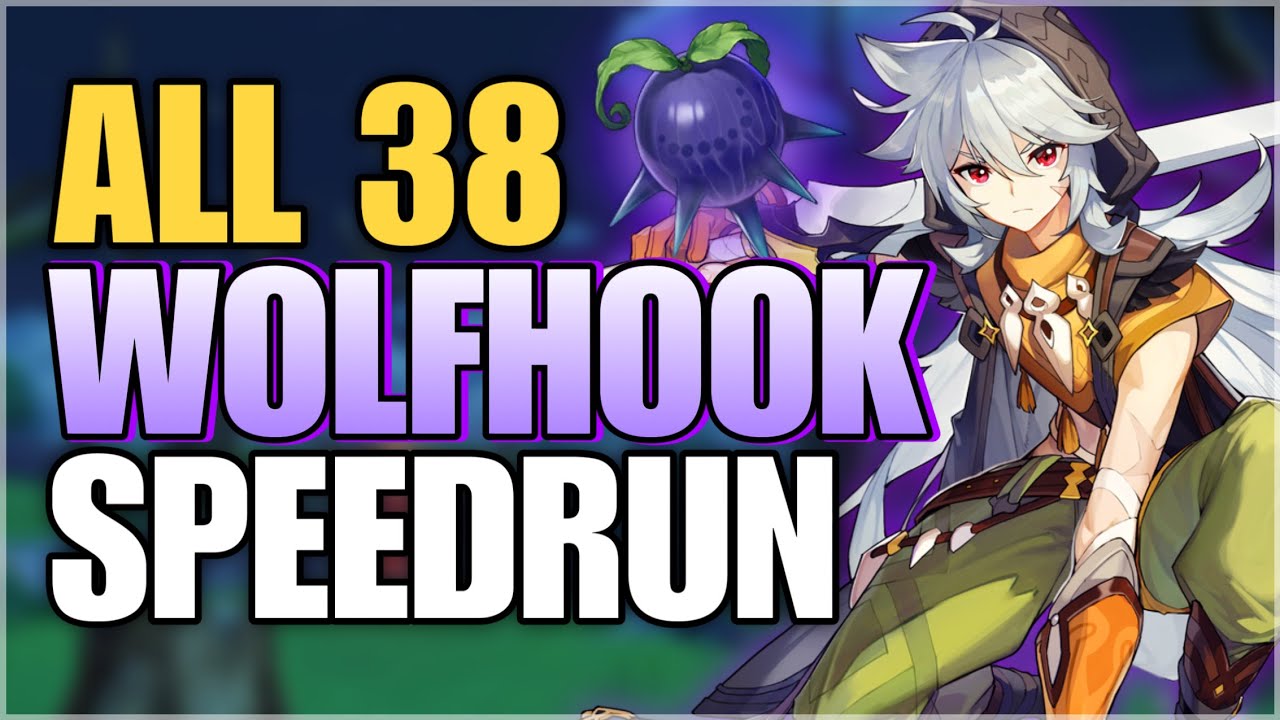All 38 Wolfhook Locations - Efficient Farming Route | Razor Ascension Material I Genshin Impact