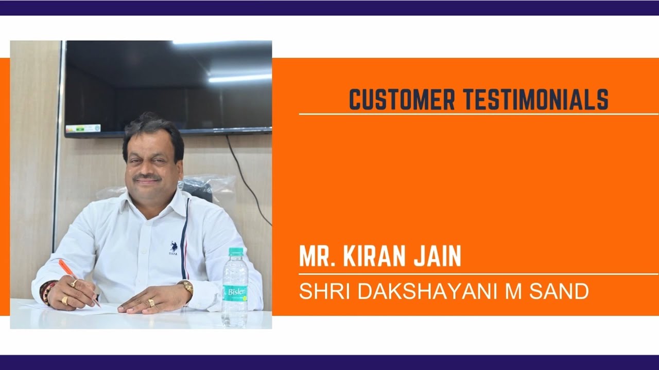 12+ Years of Crushing Excellence | Client Testimonial by Mr. Kiran Jain | PROMAN Crushers