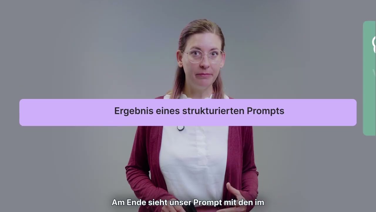 Video 12 – Ergebnis eines strukturierten Prompts ✅