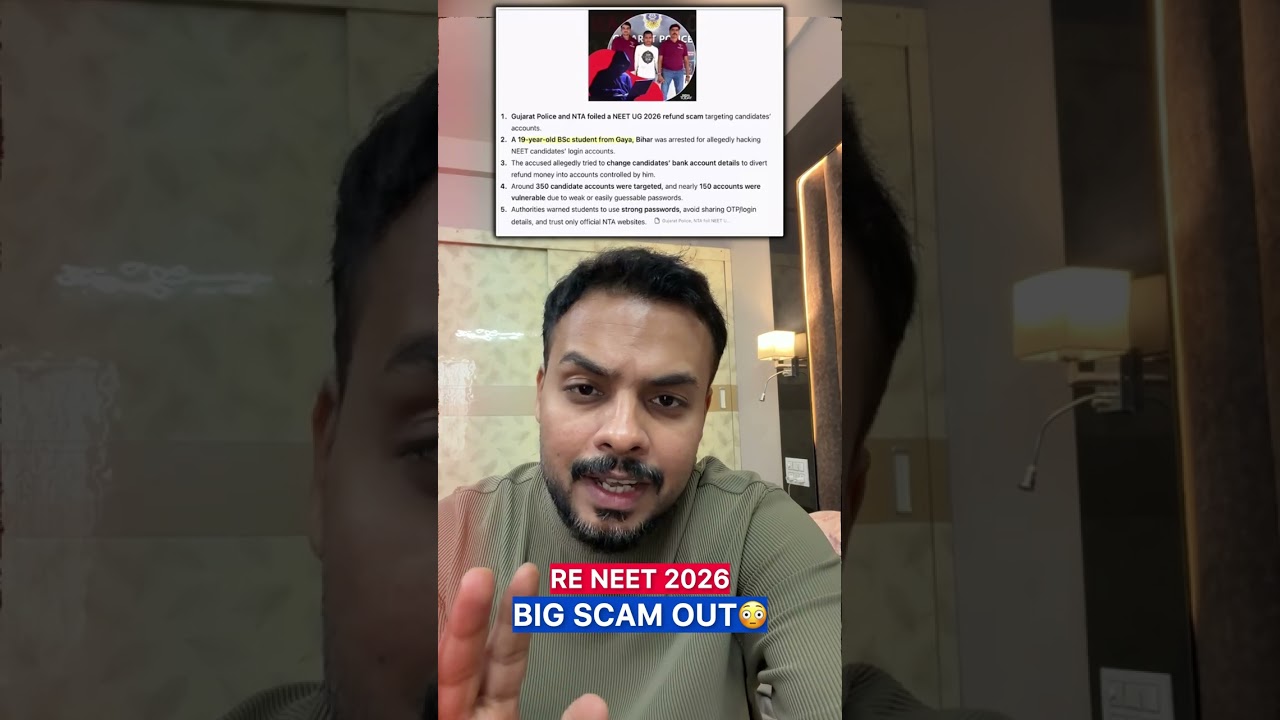 RE-NEET 2026 BIG SCAM EXPOSED🔥