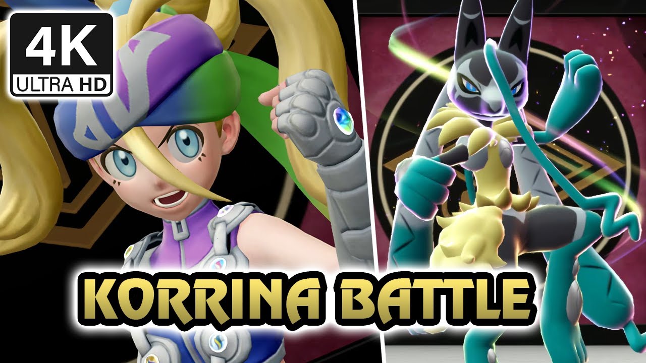Pok&eacute;mon Legends: Z-A DLC ⸱ Korrina Battle & Lucario Z (HQ)