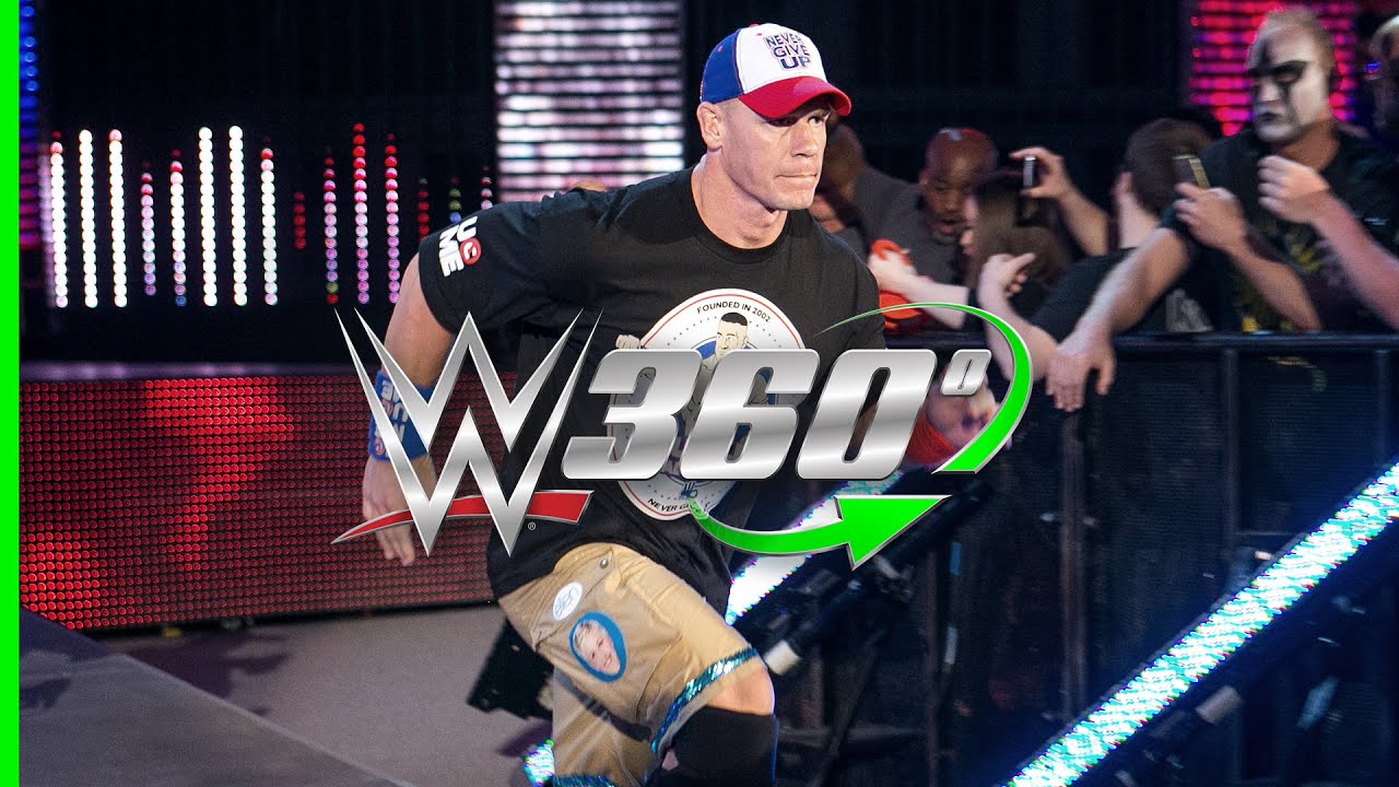 Experience the return of John Cena to WWE on Raw in 360°!