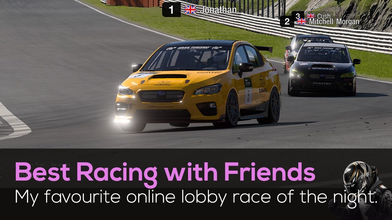 Racing with FAIR DRIVERS is JUST THE BEST TIME EVER - online lobby racing with great friends in GT7