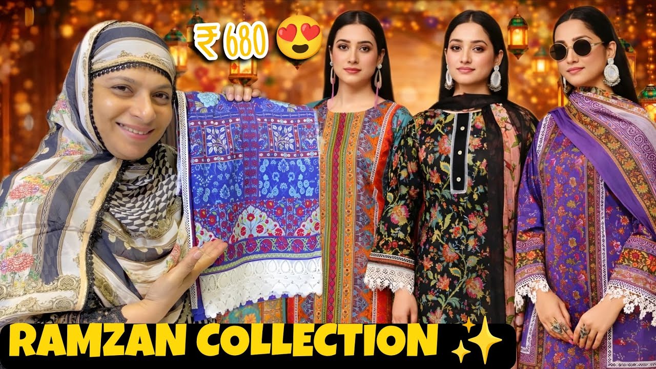 RAMZAN COLLECTION 2026 🌙✨ | PURE COTTON PAKISTANI DRESS WITH ✨ LACE WORK 😍 SUPER SALE OFFER 🥳