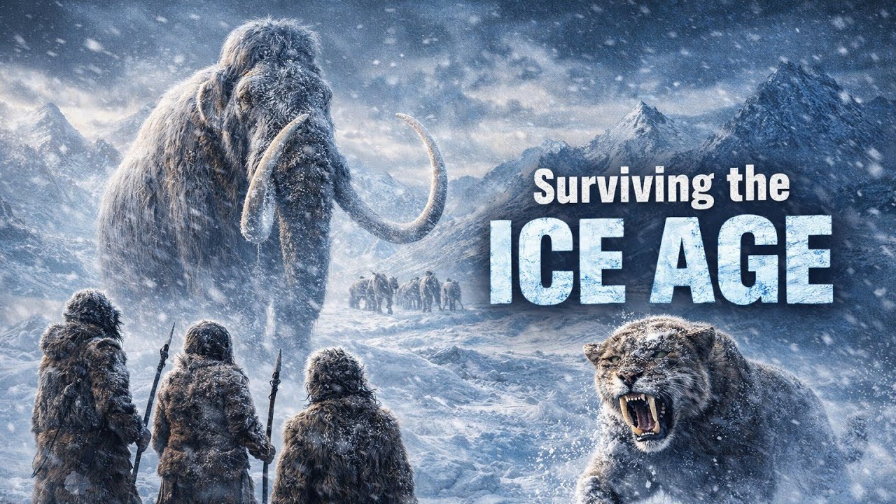 The Ice Age - How Humans Survived Earth’s Coldest Era |Mammoths, Fire & Survival (4K Cinematic)
