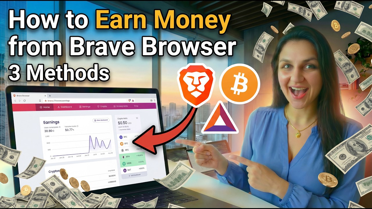 Как заработать деньги с помощью браузера Brave: 3 способа.