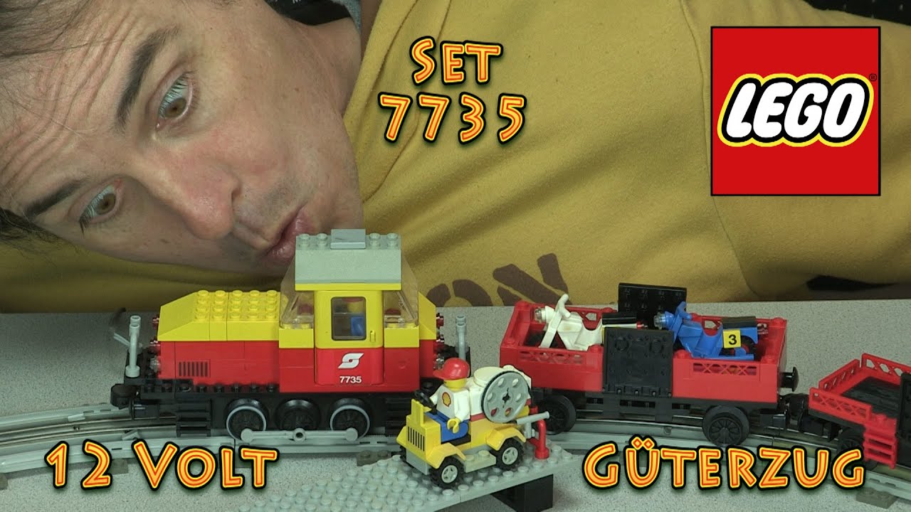 LEGO® 7735-1 Review: 12 Volt Güterzug (der letzte 12 Volt LEGO® Güterzug) vom Jahr 1985 - LY-00249