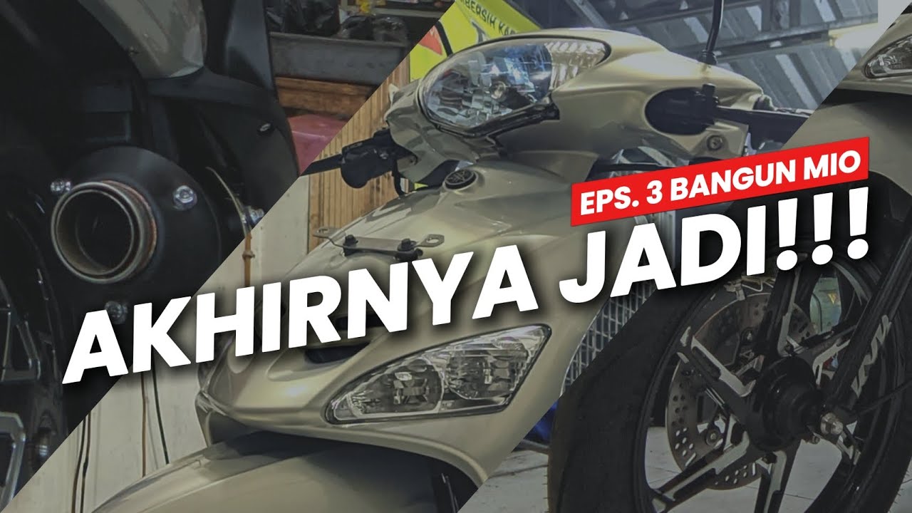 EPS.3 RESTORASI MODIFIKASI MIO 130 CC, AKHIRNYA JADI‼️#miosporty #miomodifikasi #mioproper #mio5tl 