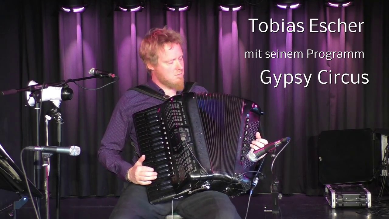 Tobias Escher  im Akkordeon Caf&eacute; Dortmund am 7.5.2018