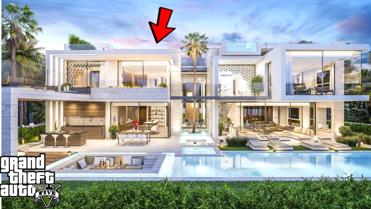 GTA 5 🏡 NEW Official Family Mansion (GTA 5 Billionaire Johnson Real Life Family Mod #8)