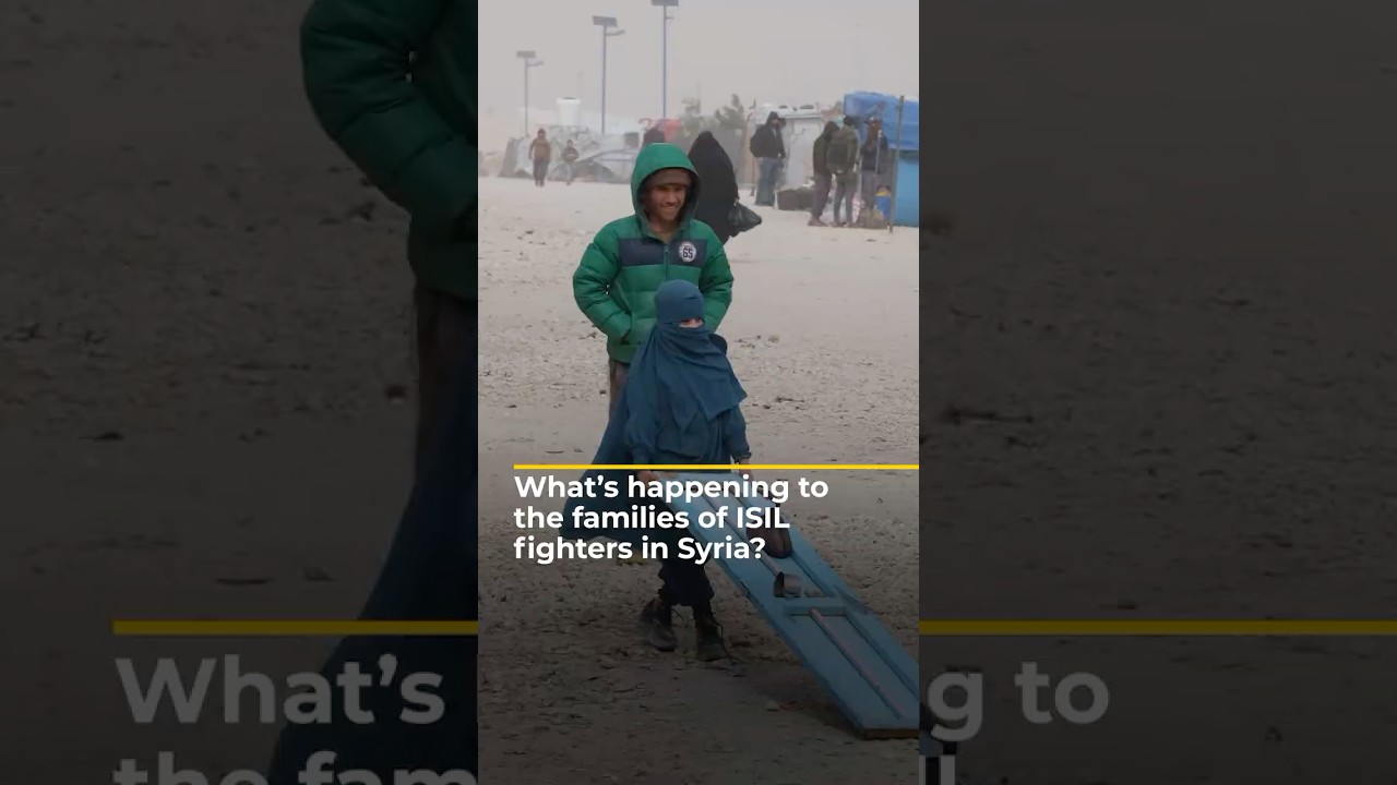 How could US aid cuts affect families of ISIL fighters stuck in Syria? | AJ#shorts