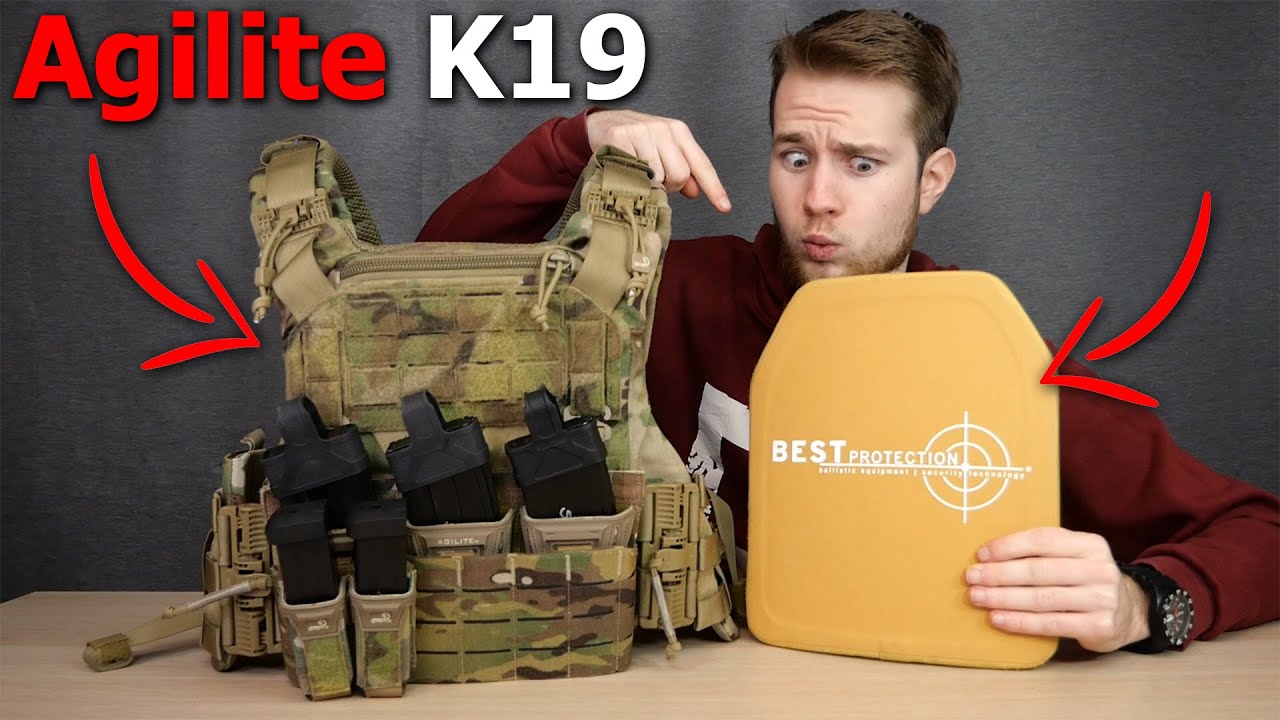 1.500,- € Plattenträger Setup - Agilite K19 inkl. NIJ 4 - Keramikplatten