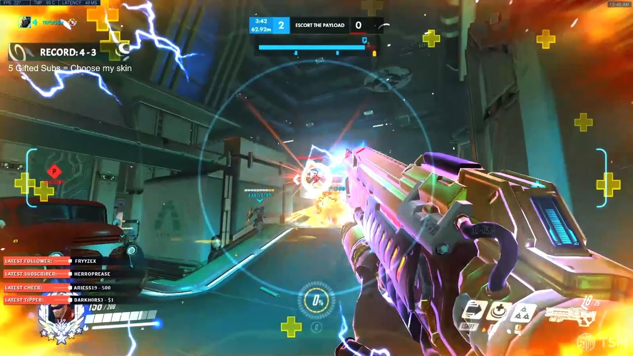 GALE TOP 200 NANO SOLDIER 76! [ OVERWATCH SEASON 22 TOP 500 ]