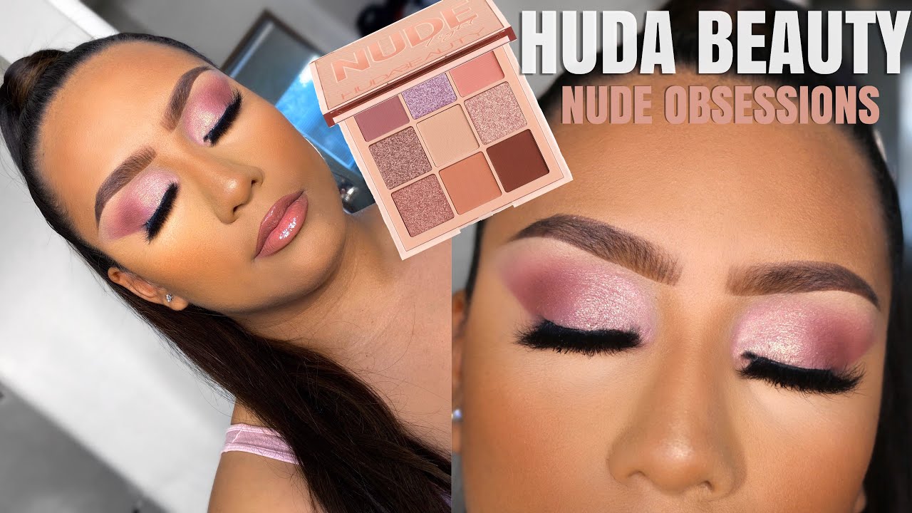 NEW HUDA BEAUTY NUDE OBSESSIONS PALETTE TUTORIAL