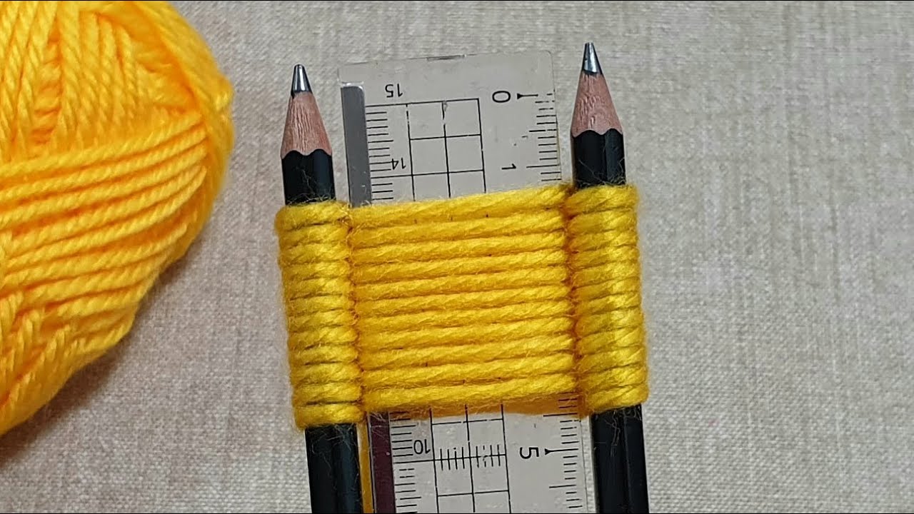 Awesome Flower Craft Ideas with Woolen - Hand Embroidery Trick - Sewing Hack - Easy Wool Design
