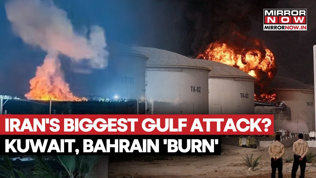 Iranian Missiles Over Gulf? Bahrain Sounds Sirens As Kuwait Blocks Attacks | US-Iran War Escalates
