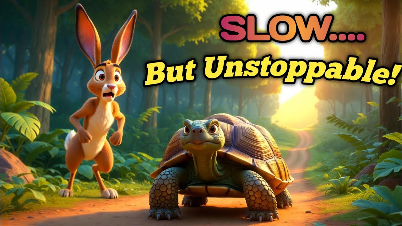 Slow But Unstoppable | The Tortoise and Hare Motivational Story | Real Success Lesson