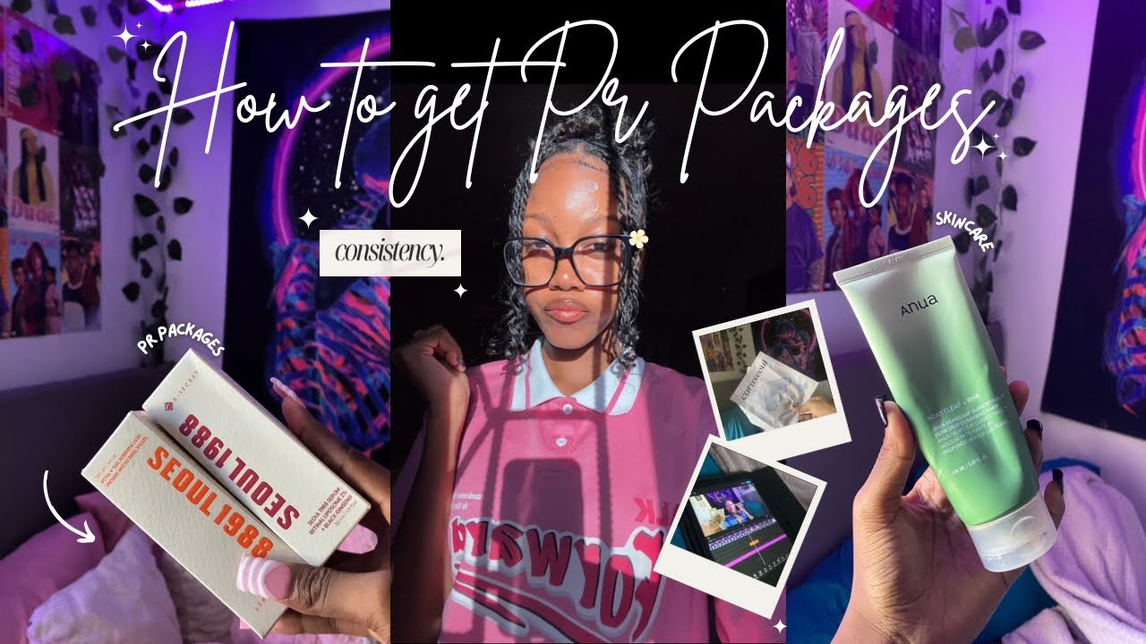 How to get Pr Packages as a *SMALL* content creator 💐