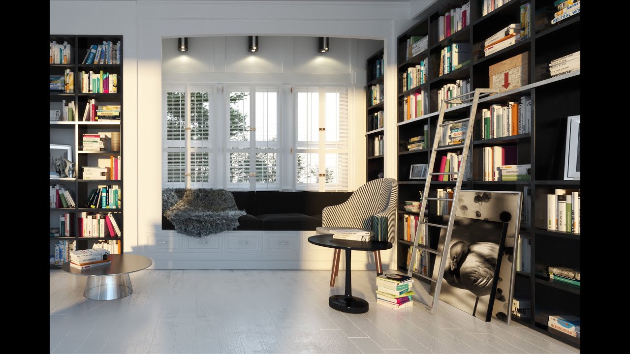 Evermotion - Archmodels Vol 179 3d models of modern and vintage bookshelves