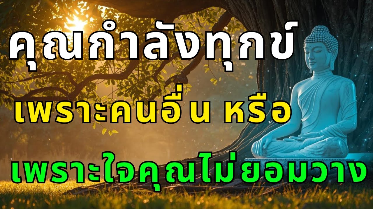 คุณกำลังทุกข์เพราะคนอื่น หรือเพราะใจคุณไม่ยอมวาง | ฟังแล้วจะเงียบทั้งใจ