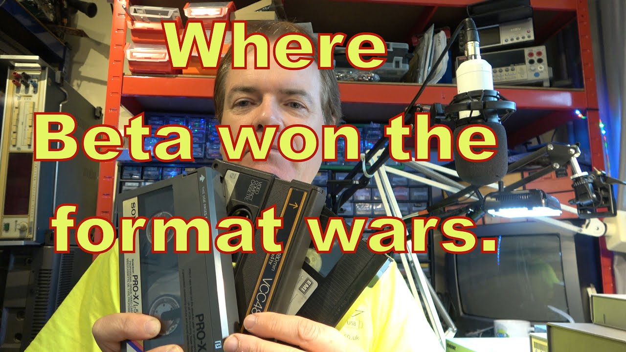 Beta vs VHS. A world in which Beta won.