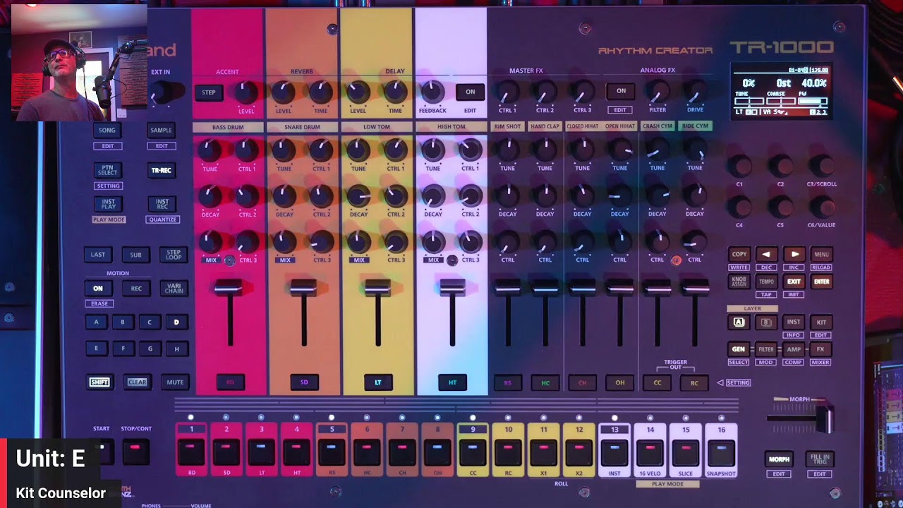 TR-1000 Rhythm Creator | Kit Breakown of 