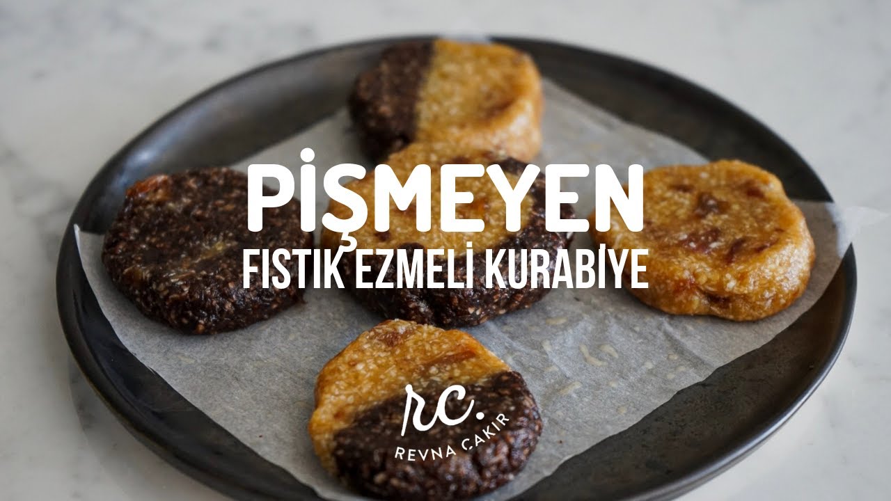 Pişmeyen Fıstık Ezmeli Kurabiye | Glutensiz& Şekersiz& Vegan Tarif