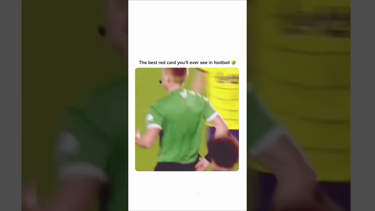 Best red card you'll ever see 😱 
