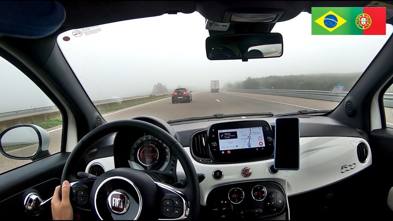 Lisboa → Viseu (300km) - Fiat 500 - Primeira vez em Autoestradas de Portugal! EP 1/2